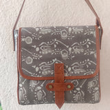 Dabu Flap Sling Bag Brown Creeper