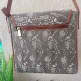 Dabu Flap Sling Bag Brown Creeper