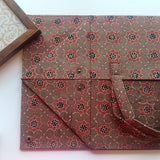 Foldable Gift Basket/ Organiser Brown