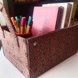 Foldable Gift Basket/ Organiser Brown