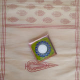 Polysilk Blockprinted Dull Gold Runner