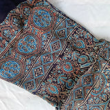 Ajrakh Modal Stole Black Galeecha