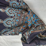 Ajrakh Modal Stole Black Galeecha