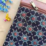 Ajrakh Small Sling Bag Black Star