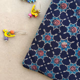 Ajrakh Small Sling Bag Black Star