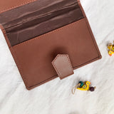 Ajrakh Travel/ Passport Holder- Red Traditional