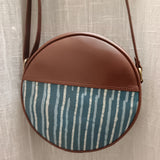 Dabu Round Sling Bag Blue Stripe