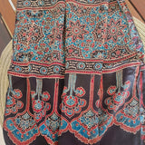 Ajrakh Modal Stole Black Traditional