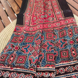 Ajrakh Modal Stole Red Traditional