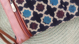 Ajrakh Small Sling Bag Black Moroccan