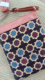 Ajrakh Small Sling Bag Black Moroccan