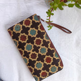 Ajrakh Long Wallet Black Moroccan