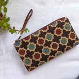 Ajrakh Long Wallet Black Moroccan