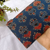 Ajrakh Long Wallet Blue Dahlia