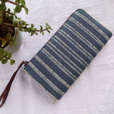 Dabu Long Wallet Blue Stripe