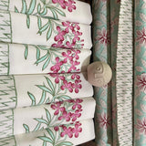 Blockprinted Table Linen Set Light Green