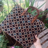 Laptop Sleeve Ajrakh Black Moroccan