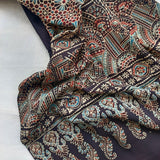 Ajrakh Modal Stole Black Mishmash