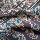 Ajrakh Modal Stole Black Mishmash