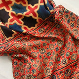 Ajrakh Modal Stole Red Moroccan