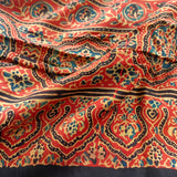 Ajrakh Modal Stole Red Moroccan
