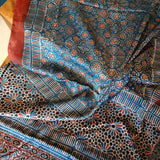 Ajrakh Modal Stole Traditional