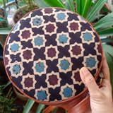 Ajrakh Round Sling Bag Black Moroccan