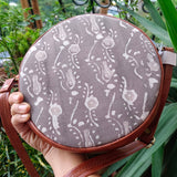 Dabu Round Sling Bag Brown Creeper