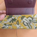 Kalamkari Foldable Eyewear Case Yellow Jal