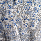 Mul Dohar Double Blue Chintz