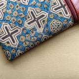 Ajrakh Small Sling Bag Cream Cross
