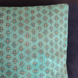 Polysilk Cushion Cover Teal Blue Chauras