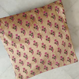 Polysilk Cushion Cover Dull Gold Booti