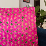 Polysilk Cushion Cover Fuschia Pink Chauras