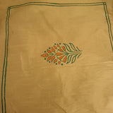 Polysilk Block Printed Mustard Runner