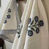 Bath & Hand Towel Set Blue Mist