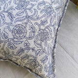 Cotton Quilted Cushion Cover 'Opium'