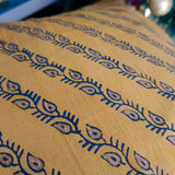 Polysilk Cushion Cover Mustard Bel