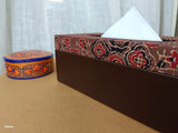 Tissue Box Traditional Brown