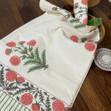 Bath & Hand Towel Set Carnations