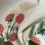 Bath & Hand Towel Set Carnations