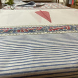 Gulabi Bahar Handblock Printed Bedsheet