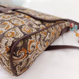 Kalamkari Flap Sling Bag Green