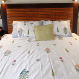 Palm Tree Handblock Printed Bedsheet