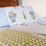 Palm Tree Handblock Printed Bedsheet