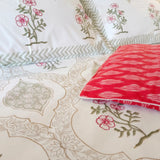 Iris Handblock Printed Bedsheet