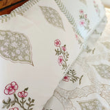 Iris Handblock Printed Bedsheet