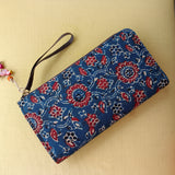 Ajrakh Long Wallet Blue Bel