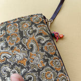 Kalamkari Long Wallet Green Gaj