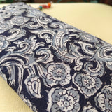 Kalamkari Long Wallet Grey